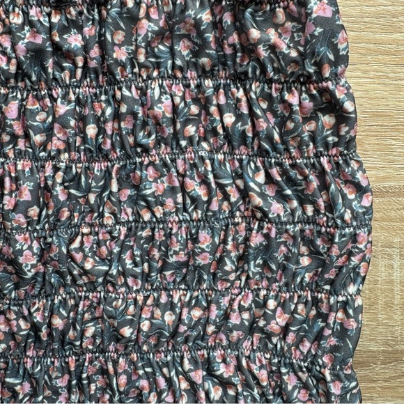 Urban Outfitter’s “Out From Under” Ruched Tube Top with String Ties - Floral - Picture 2 of 4